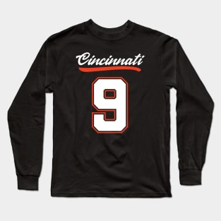 Joe Burrow Jersey Tee Long Sleeve T-Shirt